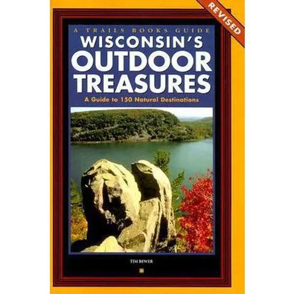 Used Hard Cover Book - Wisconsin's Outdoor Treasures: A Guide to 150 Natural Destinations (Trails Books Guide) by Tim Bewer, English, 1.14 lbs, Very Good Condition for Camping Enthusiasts (Bower House), Weekend Hike