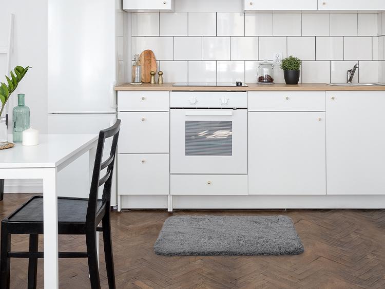 Deconovo Bathroom Rugs, Soft & Thick Plush Bath Mat, Absorbent Shower Rugs, Non-slip Fluffy Gift non-customised non-slip machine wash gray Deconovo Bathroom Rugs, Soft & Thick Plush Bath Mat, Absorbent Shower Rugs, Non-slip Fluffy Gift non-customised non-slip machine wash gray