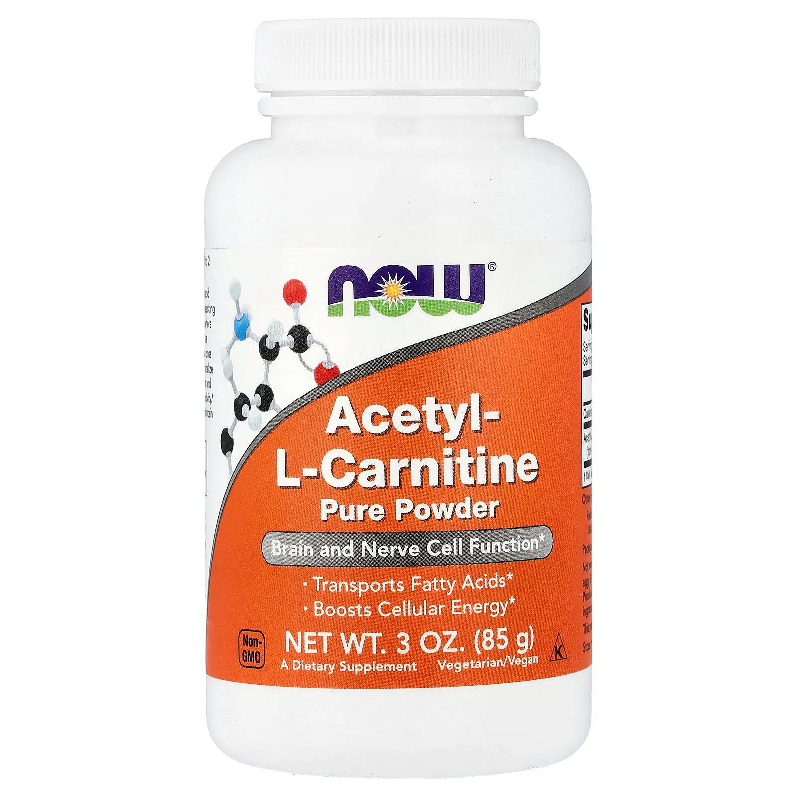 l carnitine tiktok NOW Foods Acetyl-L-Carnitine Pure Powder, 3 oz (85 g)