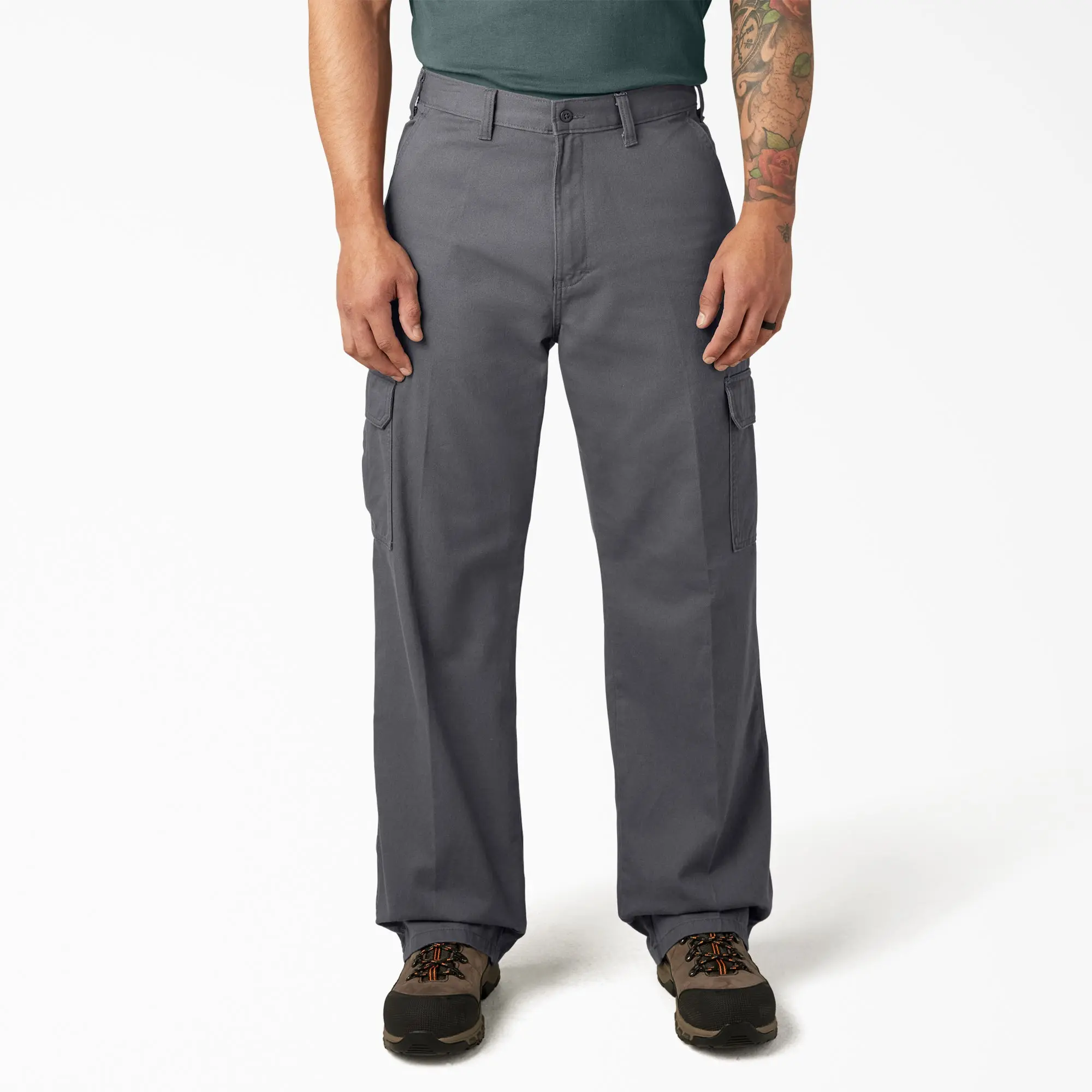 Dickies Loose Fit Cargo Pants,Garment-washed fabric,utility pockets,classic workwear style Dickies Loose Fit Cargo Pants,Garment-washed fabric,utility pockets,classic workwear style