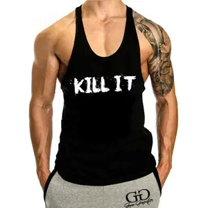 KILL IT Workout Stringer Tank Top, Men's Stringer Tanktop for Men