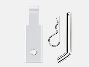 Nilight Shackle Hitch Receiver 2Inch 45000 LBs Breaking Strength 3/4" D Ring Shackle w/Trailer Hitch Pin Heavy Duty Solid Recovery Towing Kit for Trucks Jeeps Off-Road White Suv