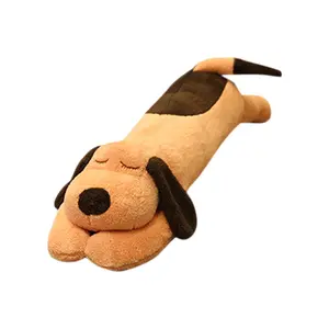 Papapoo Dog's Cute Sleeping Pillow, Armrest Pillow Waist Pillow Large Pillow for The Bed Cute Plush Body Pillow  Gentle Comfort for Bedroom & Couch