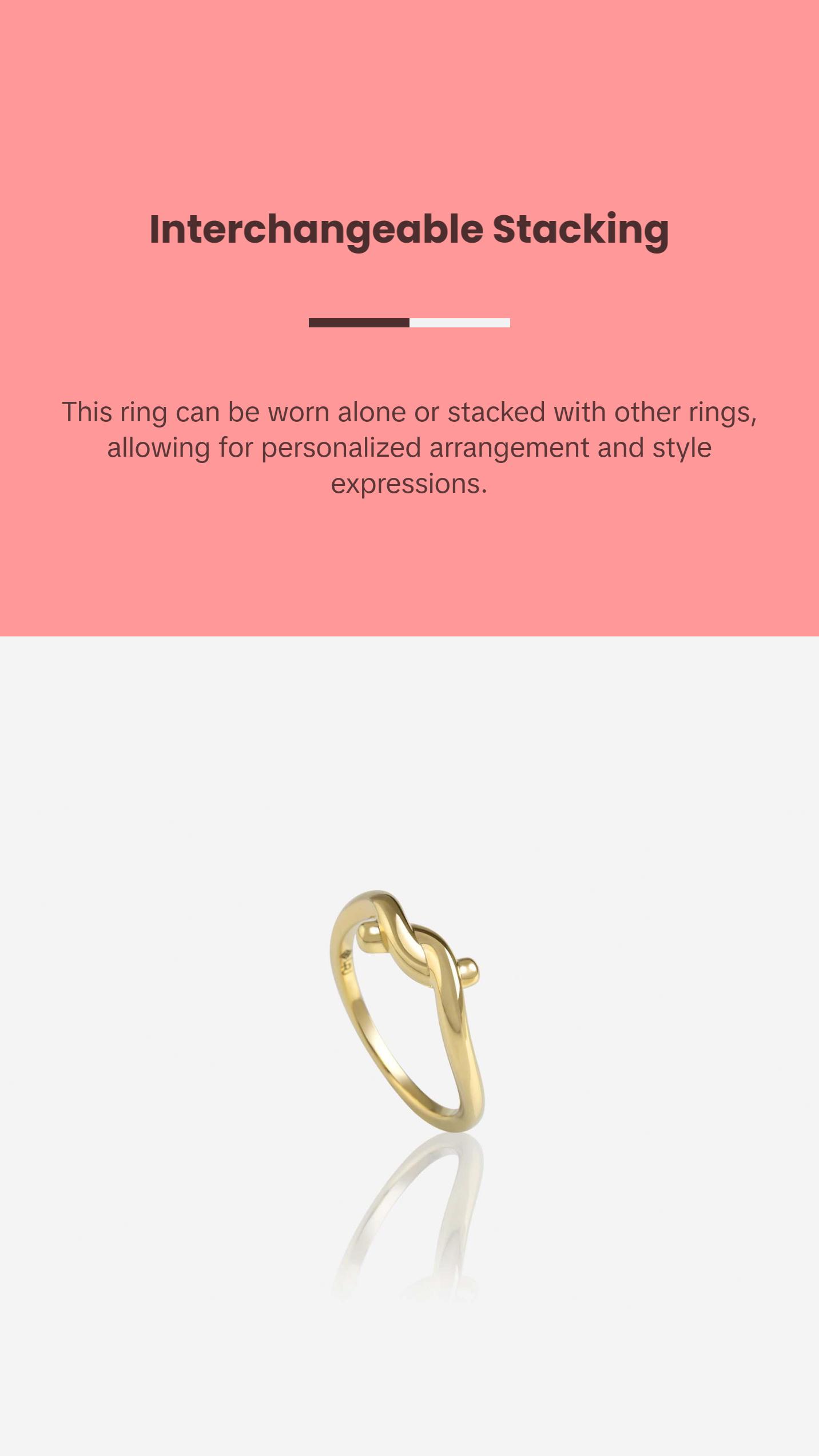 Twist Stacking Ring