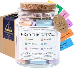 Read This When Bible Verses Jar for Daily Encouragement – Easter Basket Stuffers, Christian, Easter, Birthday Gifts for Women; Teacher Appreciation Gift, Graduations Gifts For Her