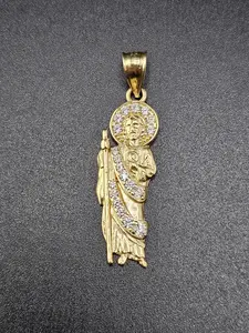 14K Gold Pendant - San Judas