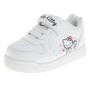 Sanrio Hello Kitty Sneakers for Girls - Lightweight Athletic Breathable Casual Shoes (Toddler)