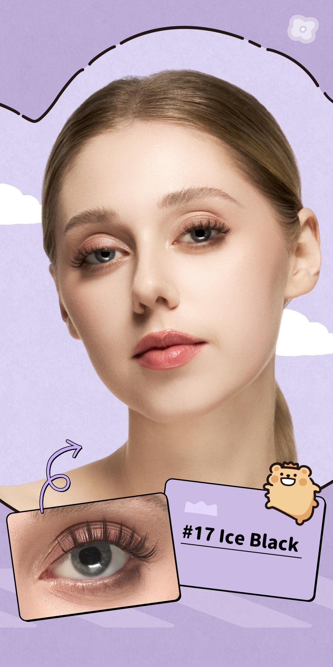 Wosado BearisBug  Gift Box Set Soft Magnetic Eyelashes All-in-One Box, Reusable, Glue-Free, Waterproof, Lightweight, Natural Style Makeup Cosmetic