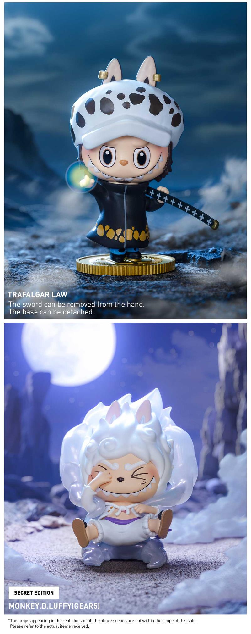 POP MART THE MONSTERS × One Piece Series Figures, Labubu Collectible Toys, Valentine’s Day Gifts