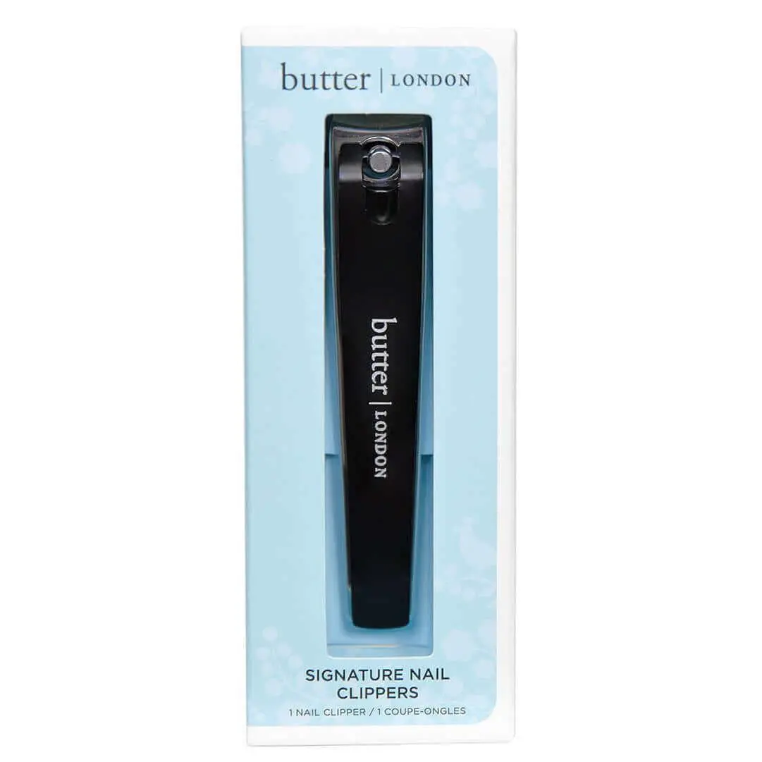 butter LONDON Signature Nail Clippers - Stainless Steel for Manicure and Pedicure