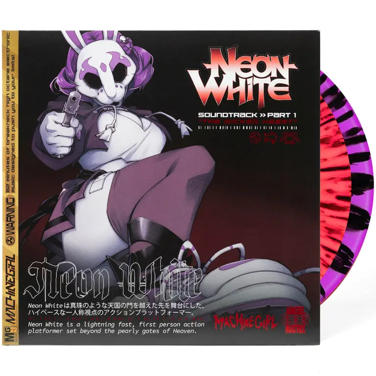 Neon White "The Wicked Heart" Part 1 New Release Music Album, 2xLP Vinyl Record, Albums on Vinyl Collectible