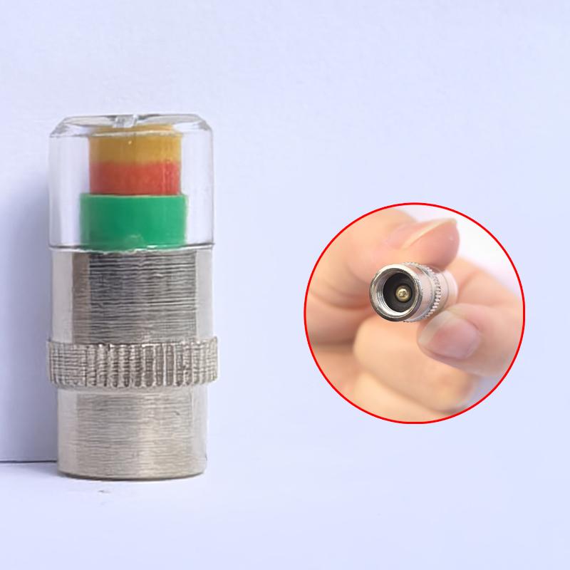 4 PCS Car Tire Pressure Monitor Valve, tire valve stem caps, car tire caps,tire pressure caps,Tire Pressure Monitor Valve Stem Cap for Medium-Sized, Small, Motorbikes, Bicycles