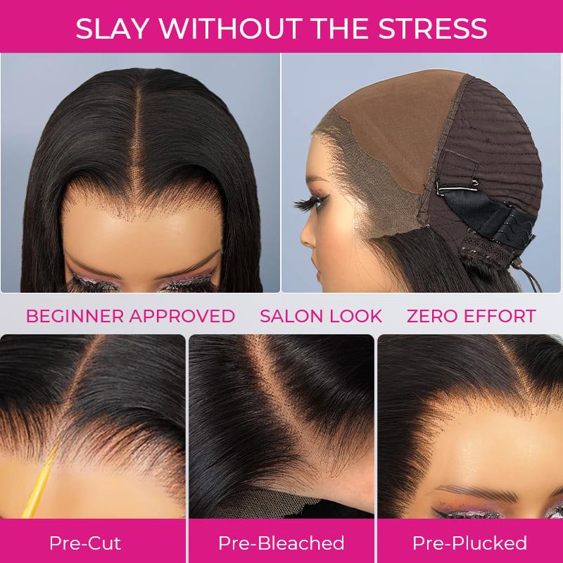 【New Arrival】ISEE HAIR Wear Go 13x6 Invisi Draw-strings Straight & Body Wave & Deep Wave HD Full Lace Frontal Pre-Cut Pre-Plucked Natural Hairline #TikTokShopHolidayHaul