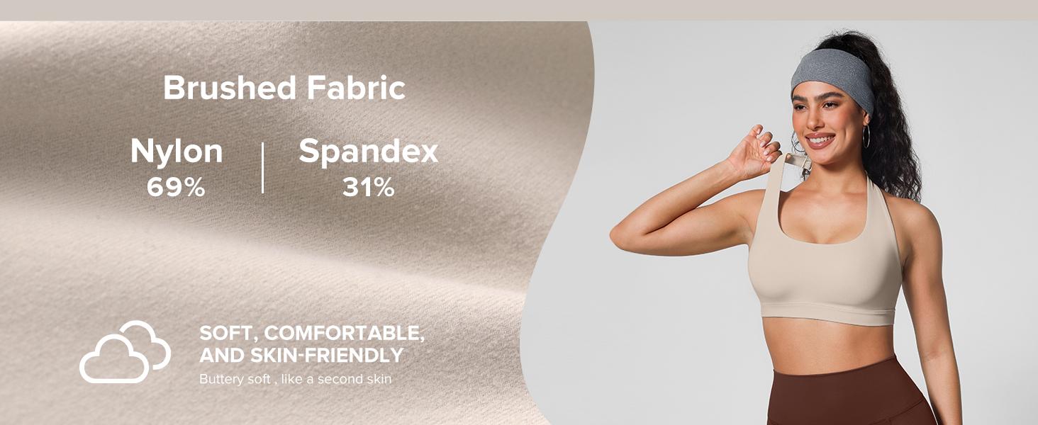 BRXL Womens Halter Sports Bra Adjustable Straps Open Back Workout Top Padded Crop Tank Top Gym Yoga Bra with Removable Padded Lightweight Racerback Design Sweat Wicking for Training Fitness Running