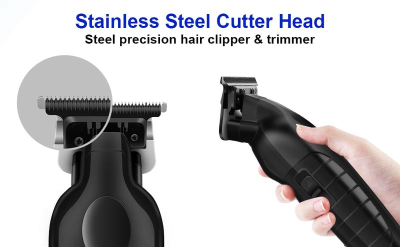 KM-2299 Cordless Professional Hair Clipper with Blade, 1200mAh Electric Hair Trimmer, USB Rechargeable Hair Grooming Machine for Men