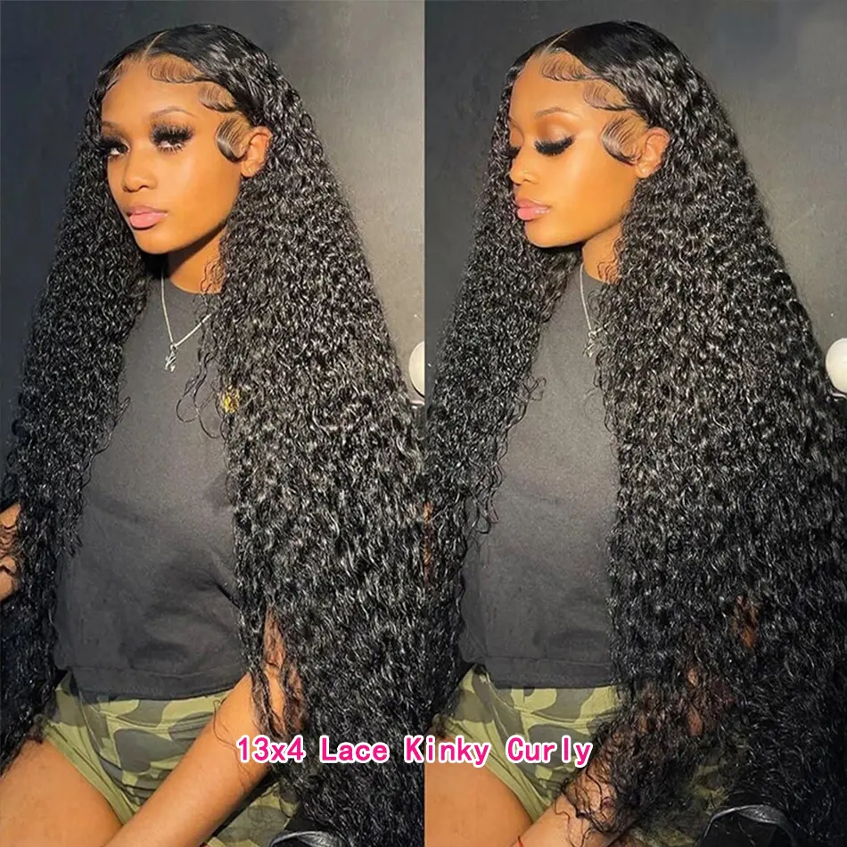 13x4 Lace Front Kinky Curly