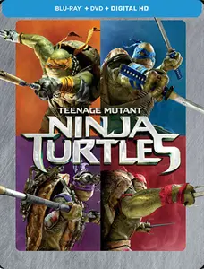 Teenage Mutant Ninja Turtles (Steelbook)  [BLU-RAY MOVIE] Steelbook, Subtitled, Widescreen, Amaray Case, Digital Theater System, Dubbed, Sensormatic