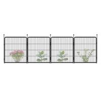 32in(H)x9.1ft(L)-4Panels (Black)