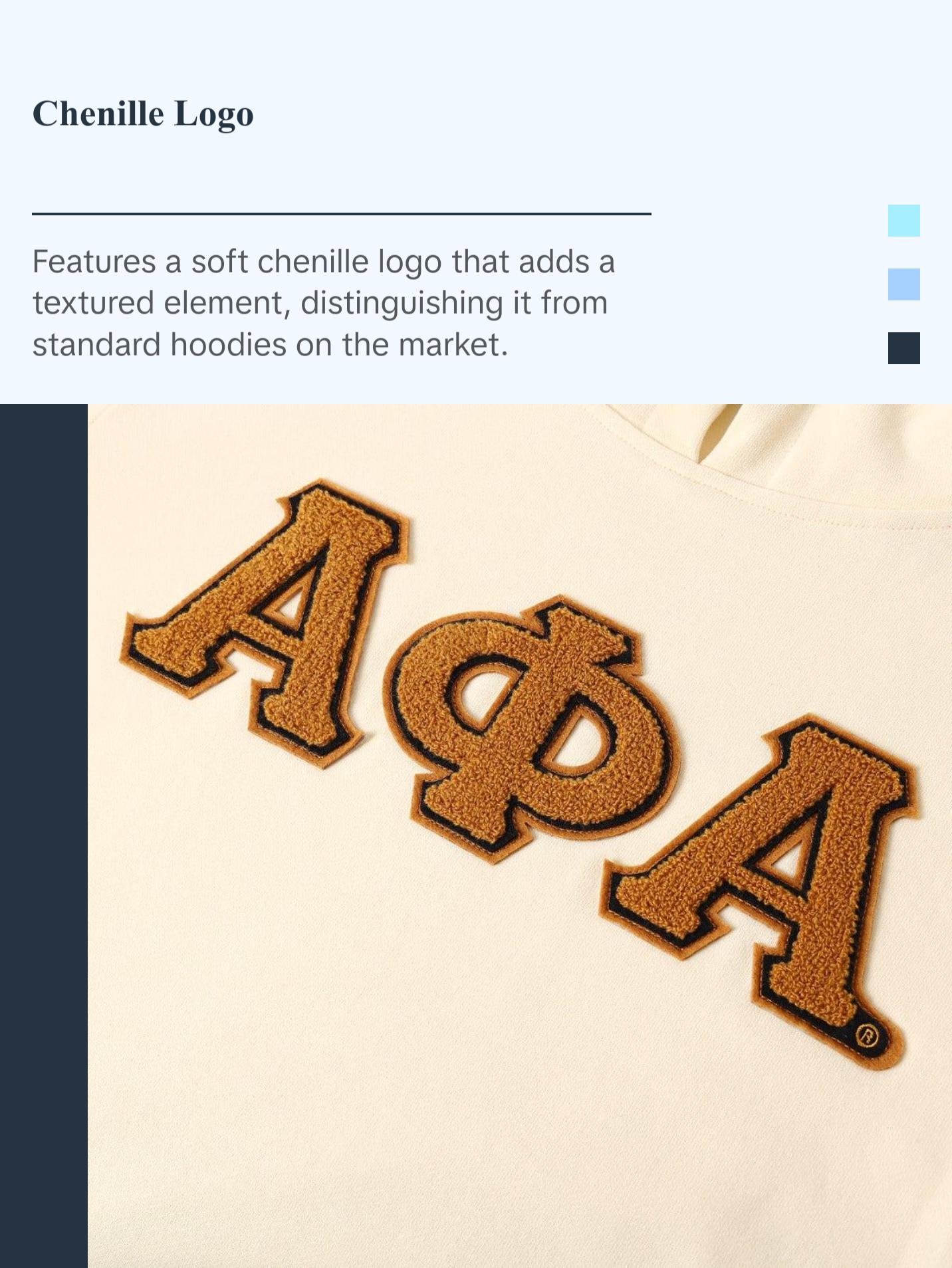 Alpha Neutral Chenille Hoodie