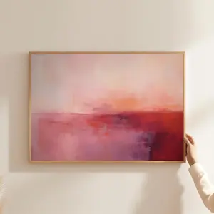Rothko Poster , Abstract Painting, Museum Quality Poster, Horizontal Inspired Print |Frameless Poster B