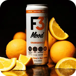 F3 Orangesicle Mood - 12 Pack - Calm - Focus - Functional Beverage