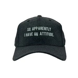So Apparently I Have An Attitude Hat Funny Graphic Cap Funny Hats Funny offensive Novelty Caps for Men Standard So Apparently I Have An Attitude Hat Funny Graphic Cap Funny Hats Funny offensive Novelty Caps for Men Standard