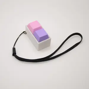 2 Key Keyboard Fidget Toy with Wristband - Stress Relieving Fun