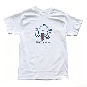 Women's Stevo's "Tongue" Graphic T-Shirt - Unisex Short-Sleeve Round Neck Tops, Casual Streetwear Women's Clothes, 2000s Vintage Tshirt