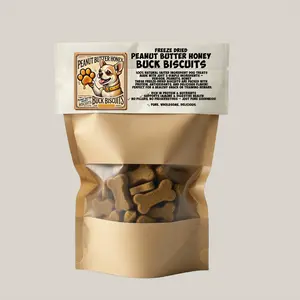 Peanut Butter Honey Buck Biscuits