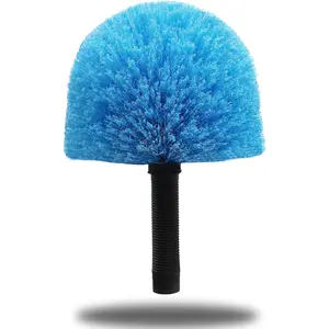 Cobweb Duster Head Brush-Twist-On Spider Web Brush for Outdoor & Indoor Web Cleaning // Fits Standard Acme Threaded Poles // Cobweb Duster Brush Head Only-Blue -1 Pack Tockrop
