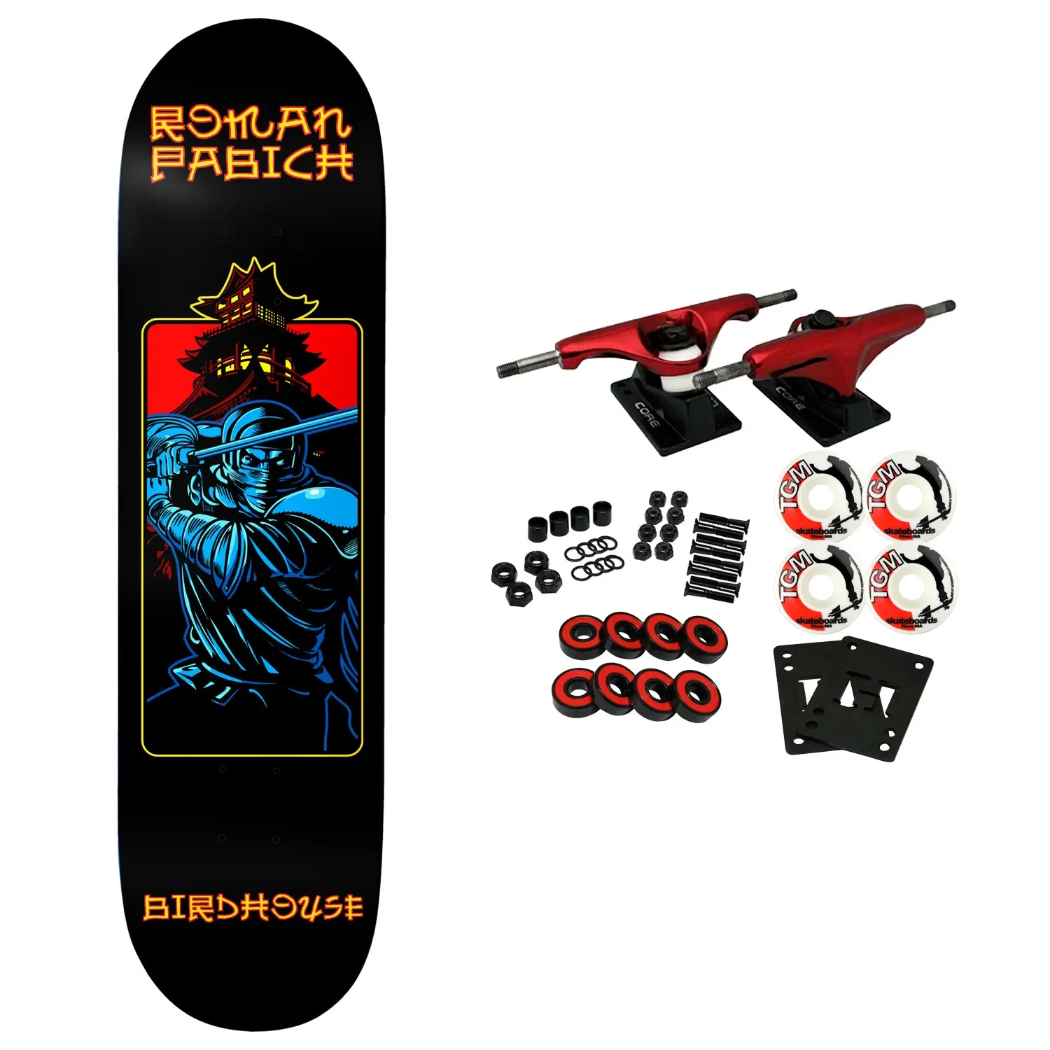 Birdhouse Skateboard Complete Roman Pabich Ninja 8.5" x 31.875"