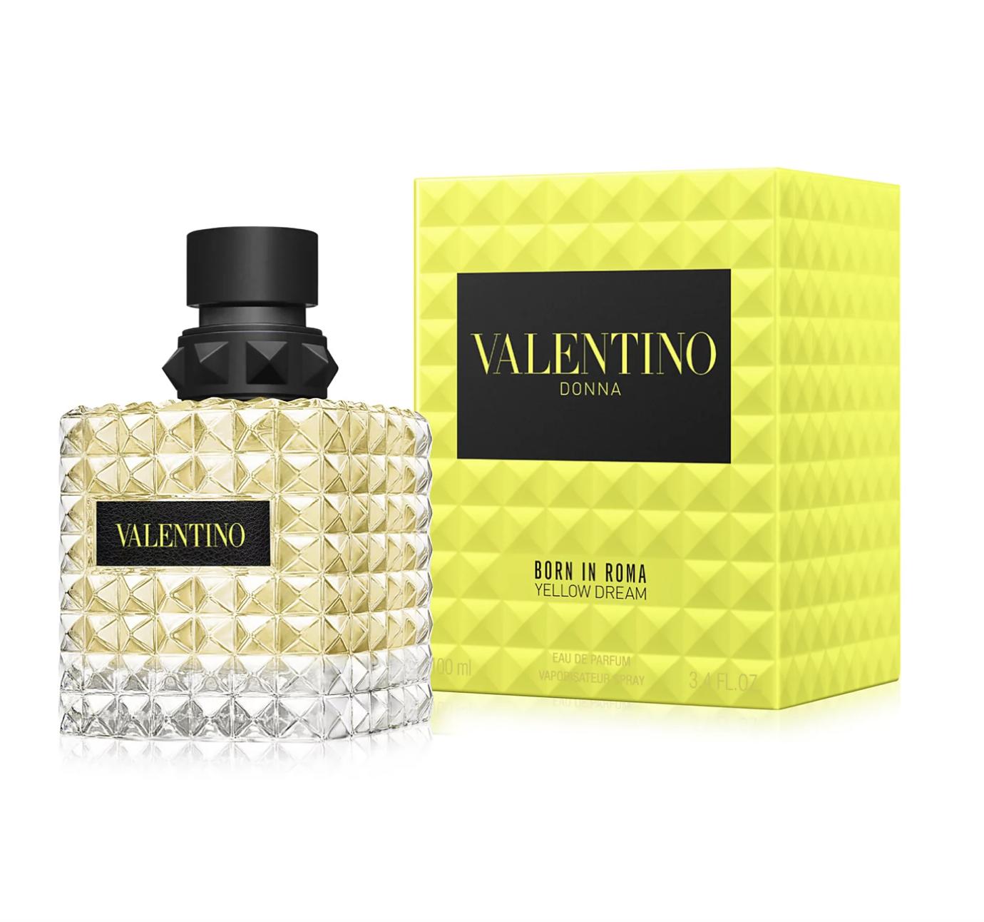 Valentino Donna Born In Roma Yellow Dream Eau de Parfum Spray Women 3.4 oz Sweet Elegant Fragrance