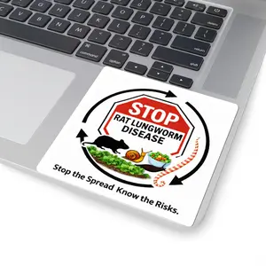 Sticker, Stop the Spread Know the Risks