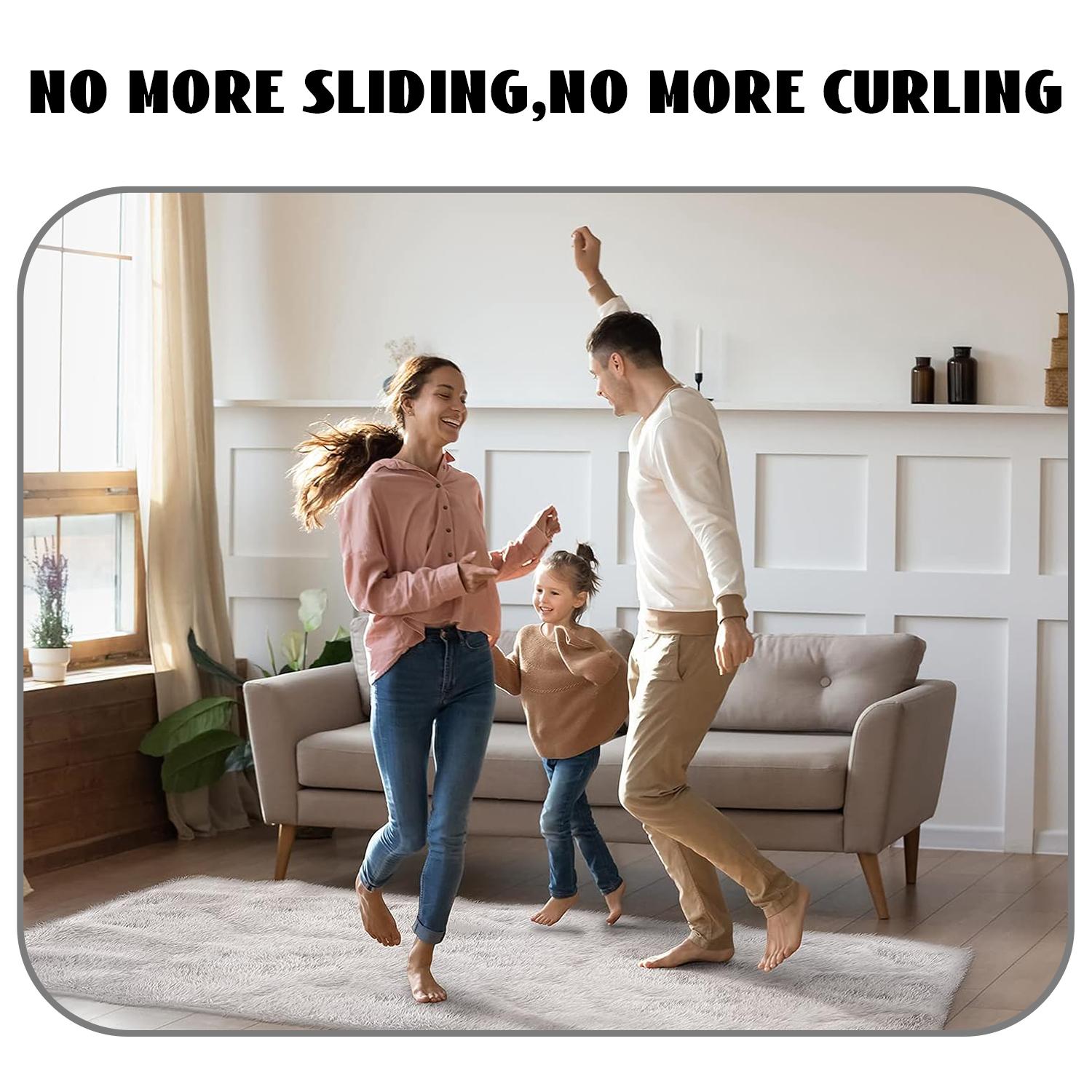 8Pack Non-slip Carpet Stickers, Non-slip Area Rug Stickerfor Rugs, Sofa, Car Seat, Tablecloth, Bathroom, Living Room