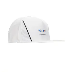 PUMA Mens Bmw M Motorsport Flat Brim Snap Back  - White