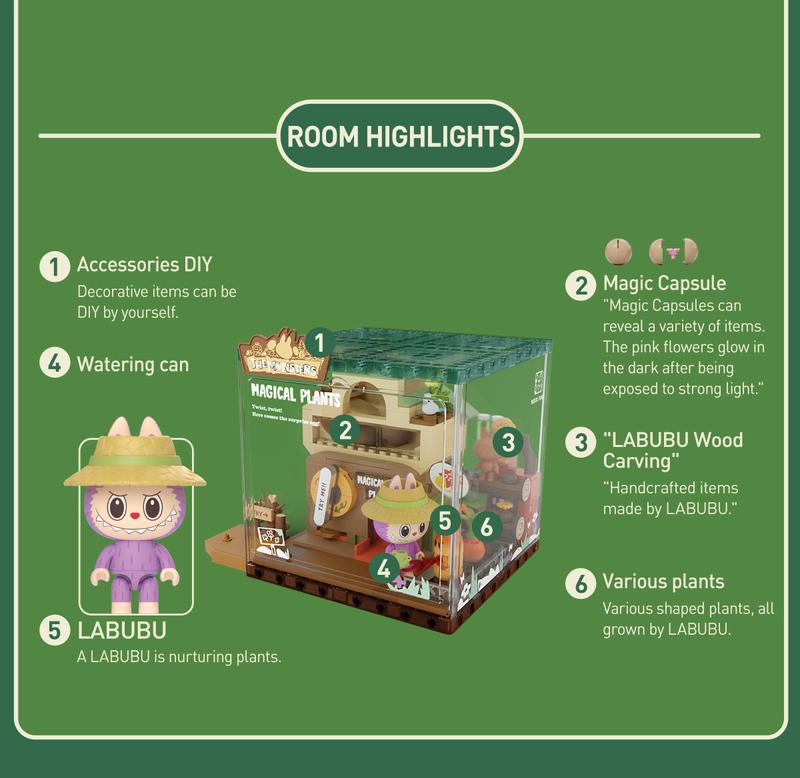 POP MART THE MONSTERS Forest Secret Base Series Blocks Part 2