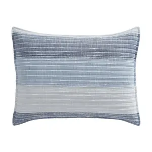 Sand Stripes Blue Pillow Sham