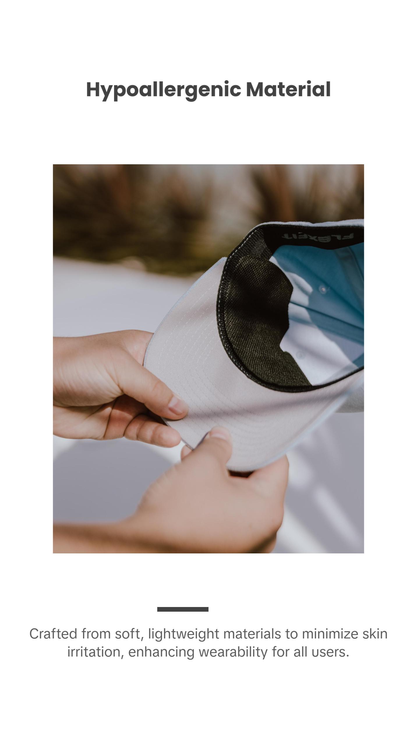 White Hat Liners - Patented SweatLock For All Hat Types - 6 PACK