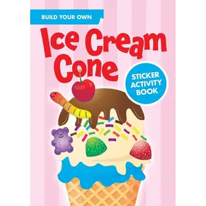 Build Your Own Ice Cream Cone Sticker Activity Book (Dover Little Activity Books: Food) Paperback – May 17, 2023