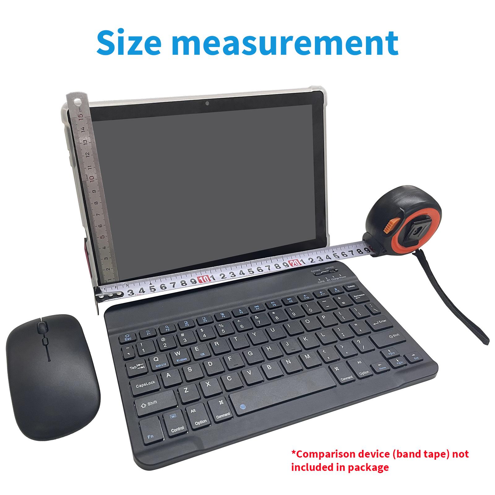 【TikTokShopStockUp】PYNAREL Android 15 10.1 Inch Tablet, 2 in 1 Portable Device with Keyboard, Mouse, Case, Stylus, Dual Camera,  for Valentine’s Day Gift