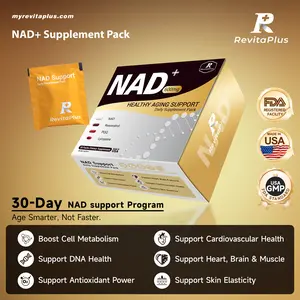RevitaPlus NAD+ Support Daily Supplement | NAD Complex with Resveratrol, Lycopene & PQQ | Energy, Cellular Health & Healthy Aging Support | 30-Day All-in-One Wellness Pack