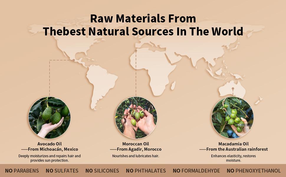 POEROES  50 Capsules Hair Oil With Argan Avocado & Moroccan  Oil - Hair Vitamins A C E Pro B5 - Hair Serum for Frizzy and Damaged Hair ， Leave In Conditioner ，Conditioner for Women & Men ， Haircare Shampoo Comfort Cleansing