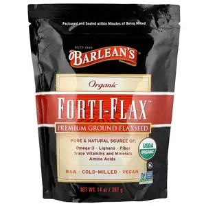 Barlean's Organic Forti-Flax™, Premium Ground Flaxseed, 14 oz (397 g)