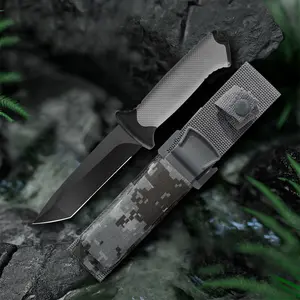 Knife with Sheath,High Quality Stainless Steel,Non-slip Handle,for Camping and Fishing,Men’s gift