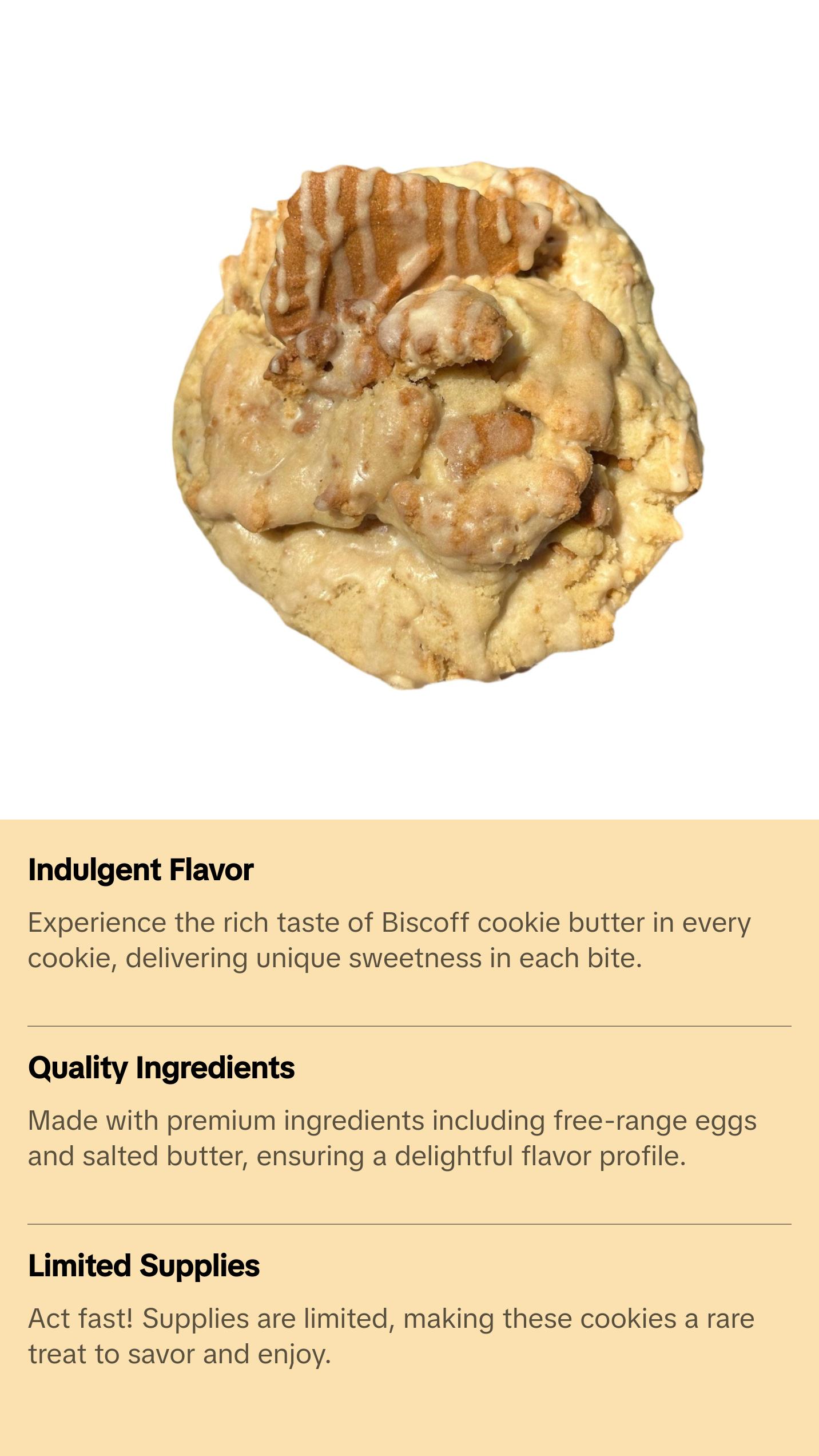 Biscoff Cookie Butter Cookies