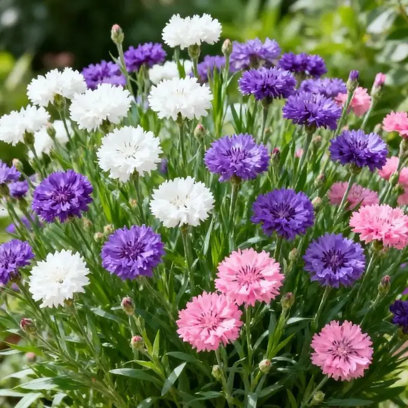 20000Pcs Cornflower Garden Seeds – Low-Maintenance Blooms for Rustic & Pollinator Gardens (Seeds Only)