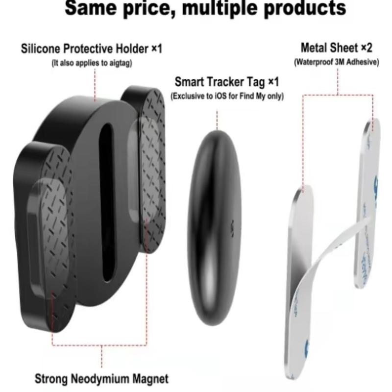 （ios）Hidden Magnetic Mini GPS Tracker for Vehicles - No Subscription GPS Device, Real-Time GPS Tracking for Kids, Pets, or Vehicles, Works(iOS Only) Find My, Vehicle Locator easter gift