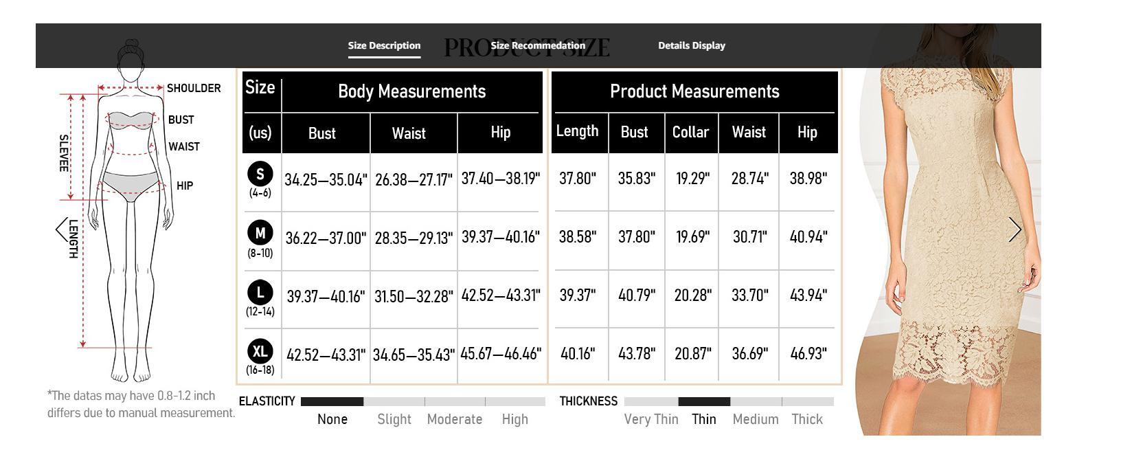 MEROKEETY Women's Sleeveless Lace Floral Elegant Cocktail Dress Crew Neck Knee Length for Party