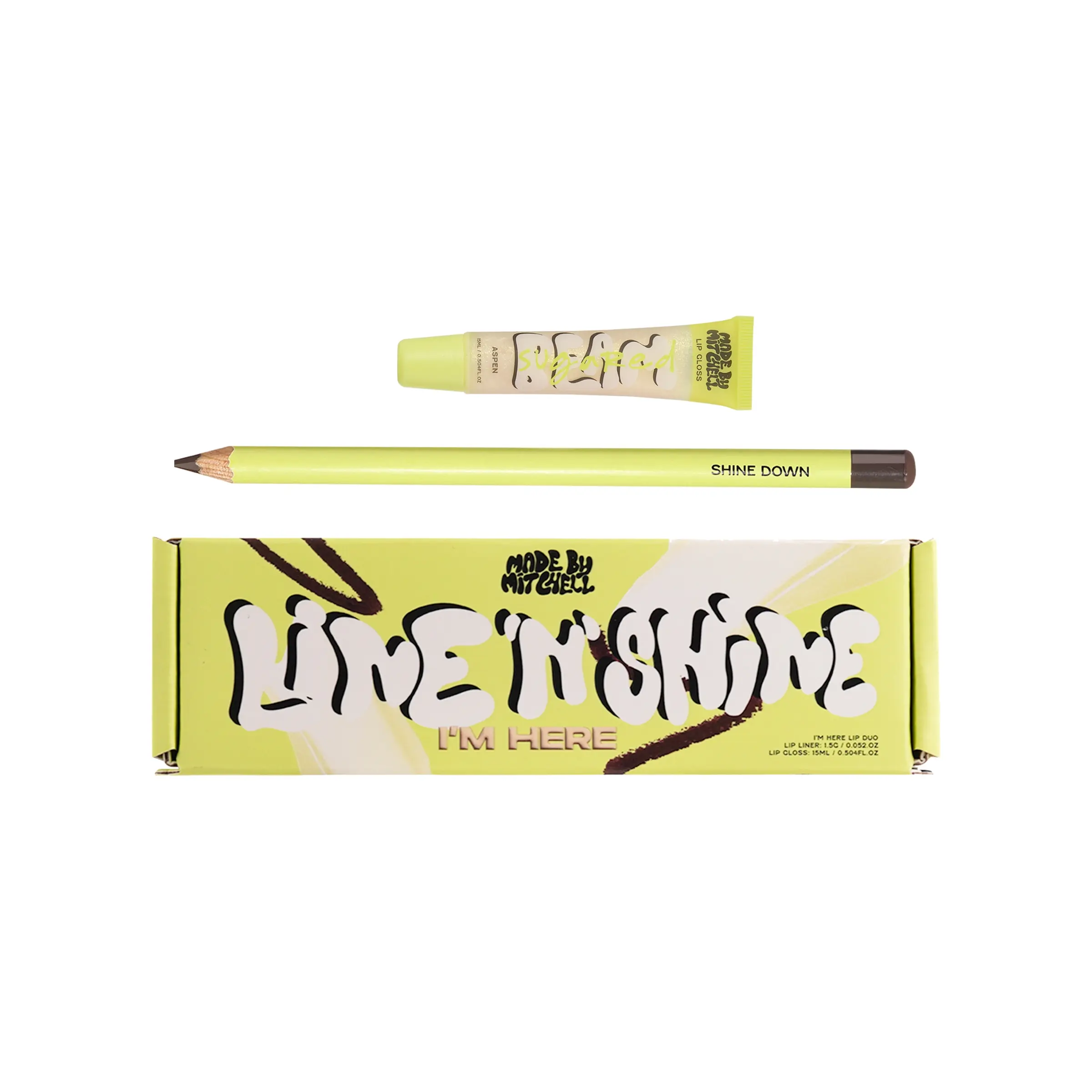 LINE N SHINE - LIP DUO COMBO Lip Kit Cosmetic Lip Products Lip Tint Balm - MADE BY MITCHELL