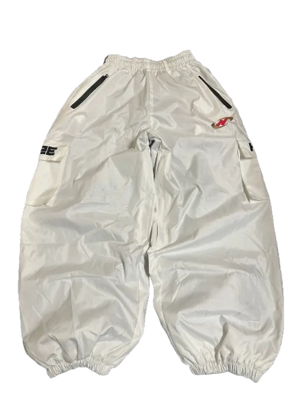 White CORTEX Baggy Snow Pants